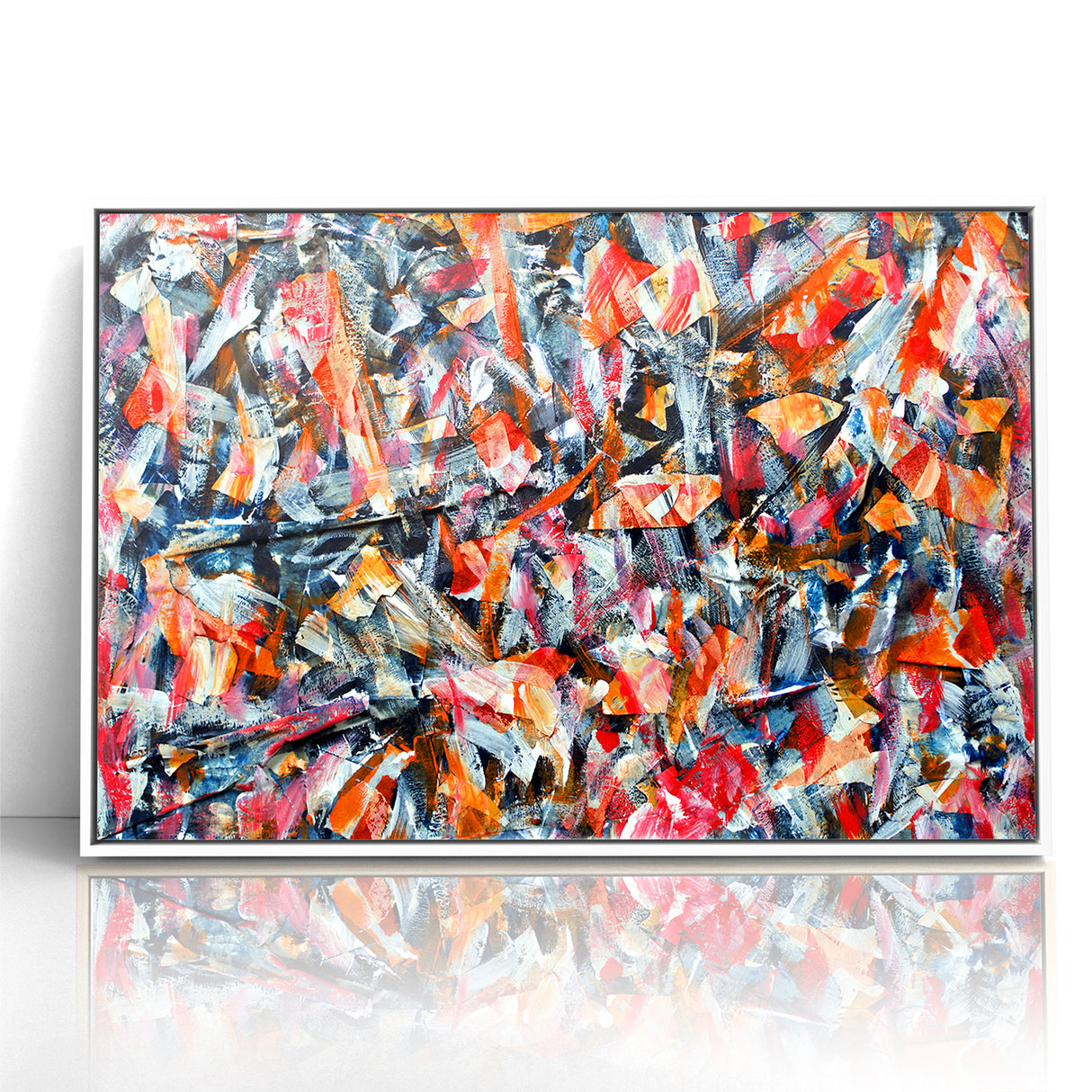 Textured Abstract Expressionist Canvas Wall Art