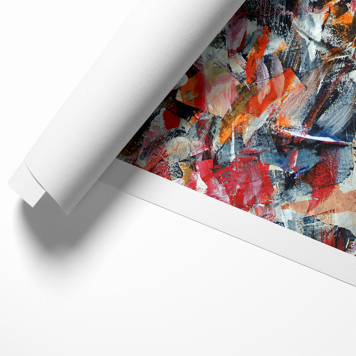 Textured Abstract Expressionist Canvas Wall Art