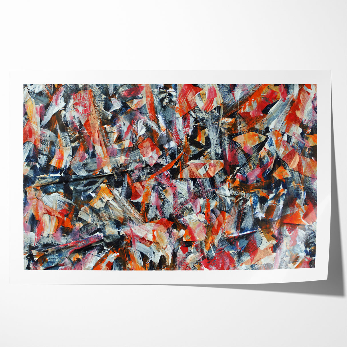 Textured Abstract Expressionist Canvas Wall Art