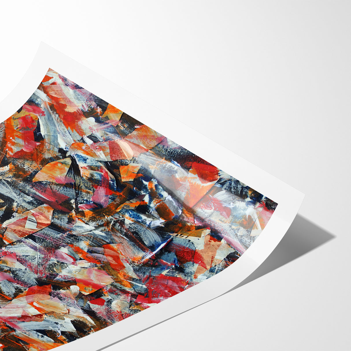 Textured Abstract Expressionist Canvas Wall Art