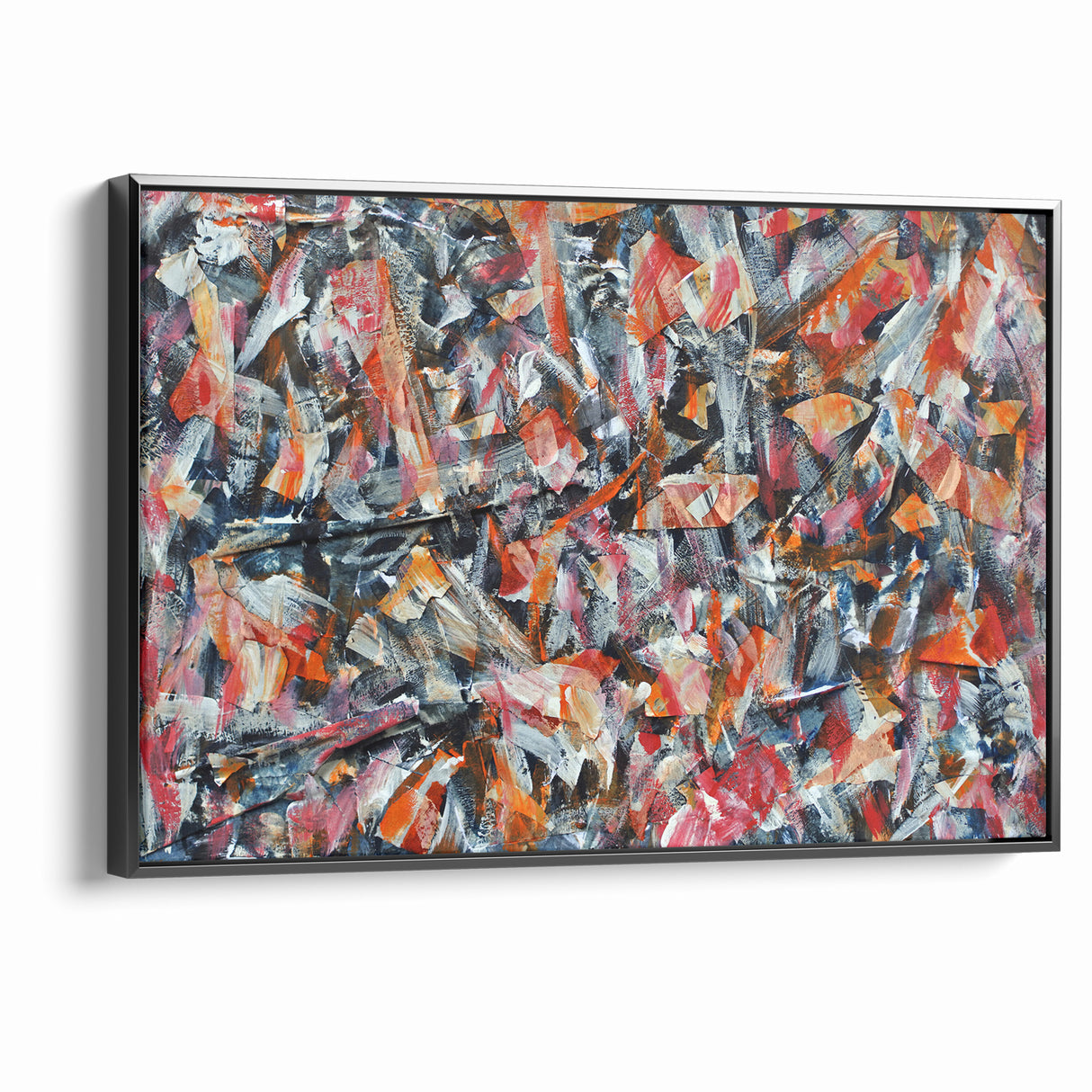 Textured Abstract Expressionist Canvas Wall Art