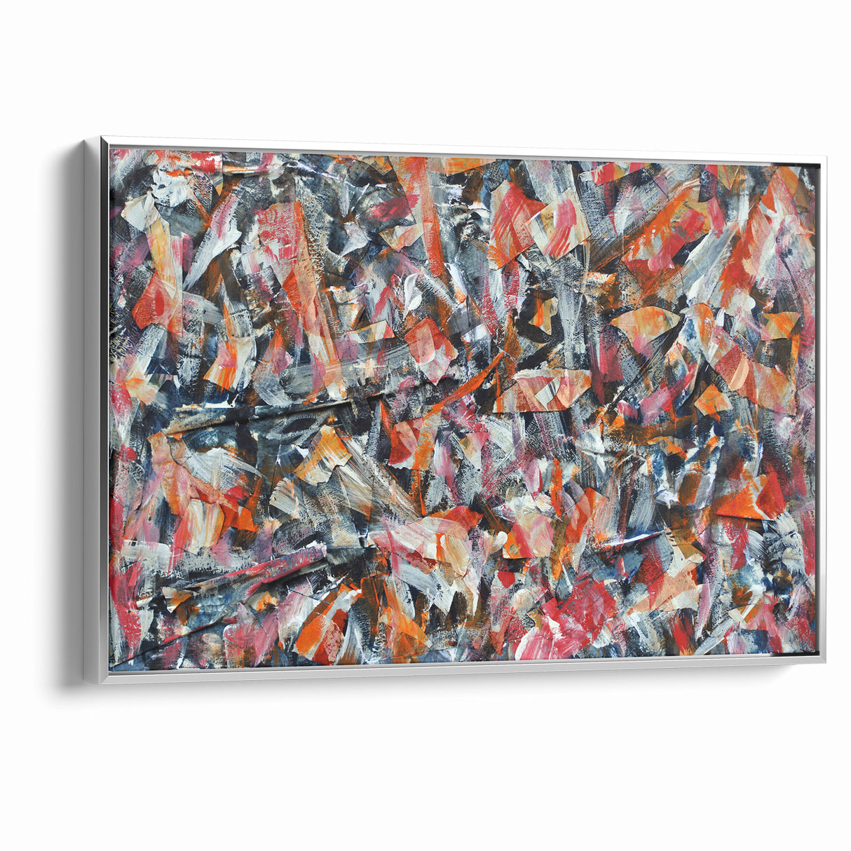 Textured Abstract Expressionist Canvas Wall Art
