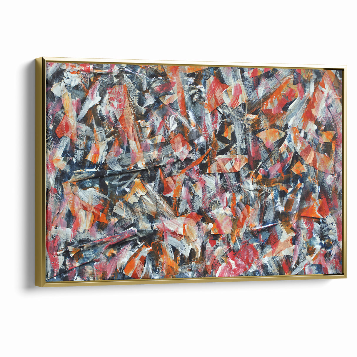 Textured Abstract Expressionist Canvas Wall Art