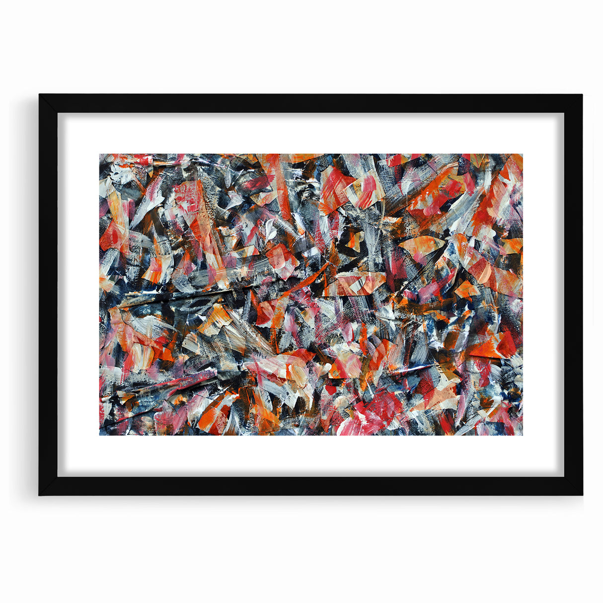 Textured Abstract Expressionist Canvas Wall Art