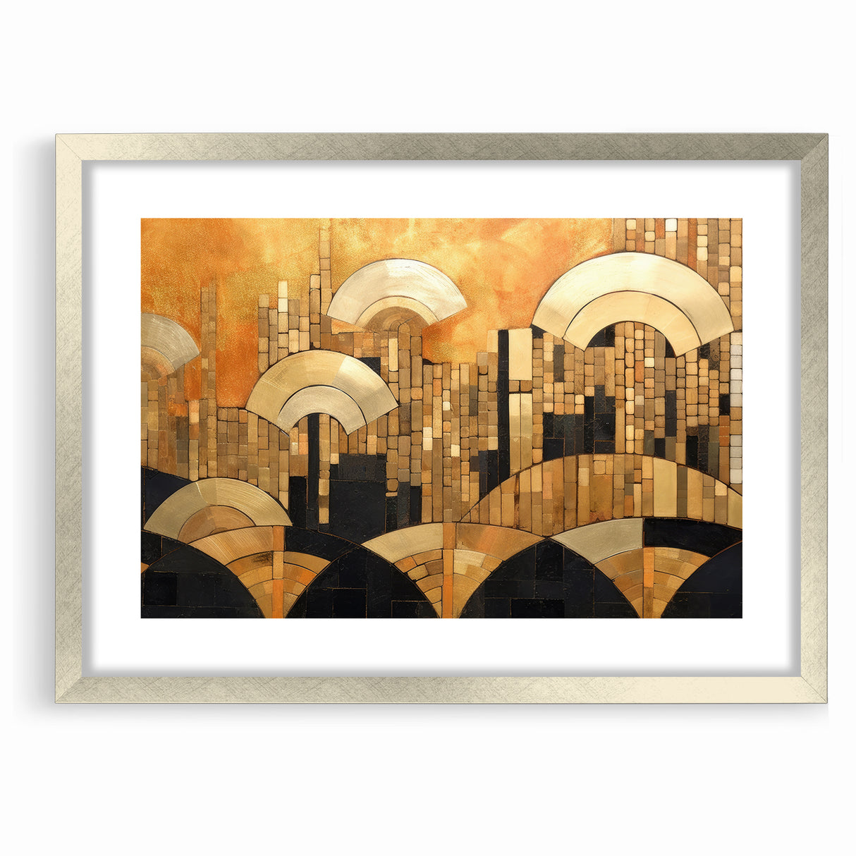 Elegant Abstract Expressionist Canvas Wall Art