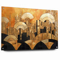 Elegant Abstract Expressionist Canvas Wall Art