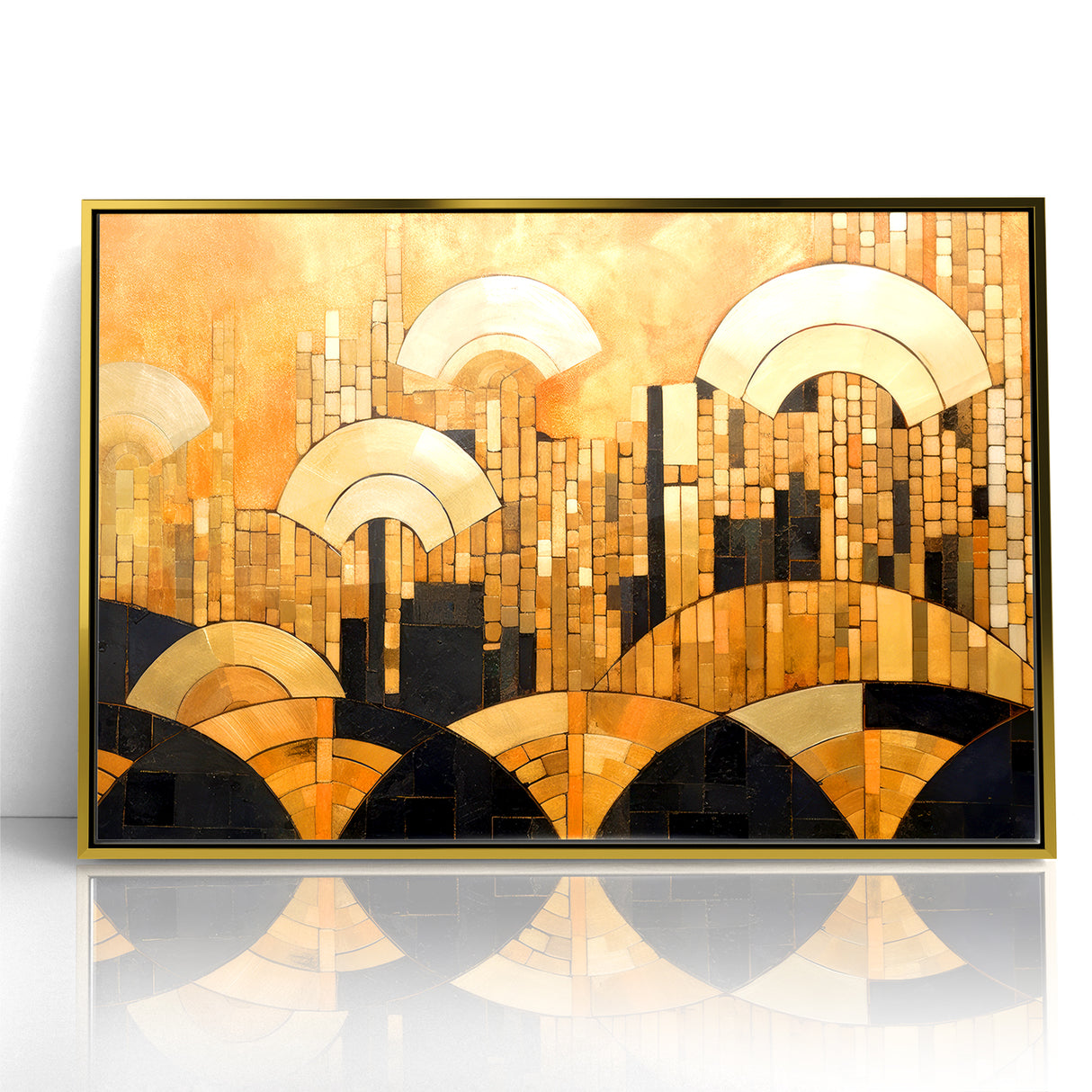 Elegant Abstract Expressionist Canvas Wall Art