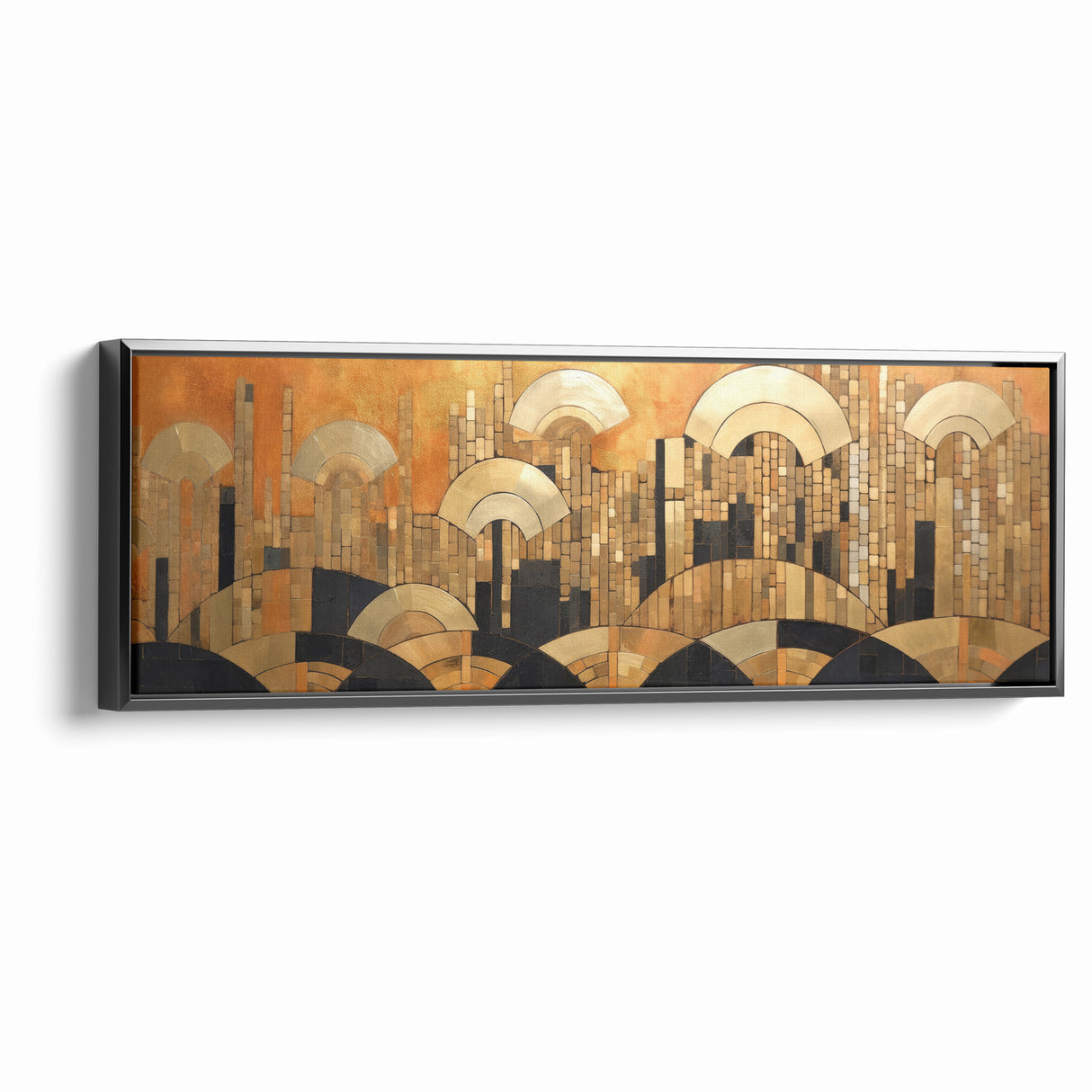 Elegant Abstract Expressionist Canvas Wall Art