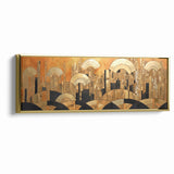 Elegant Abstract Expressionist Canvas Wall Art
