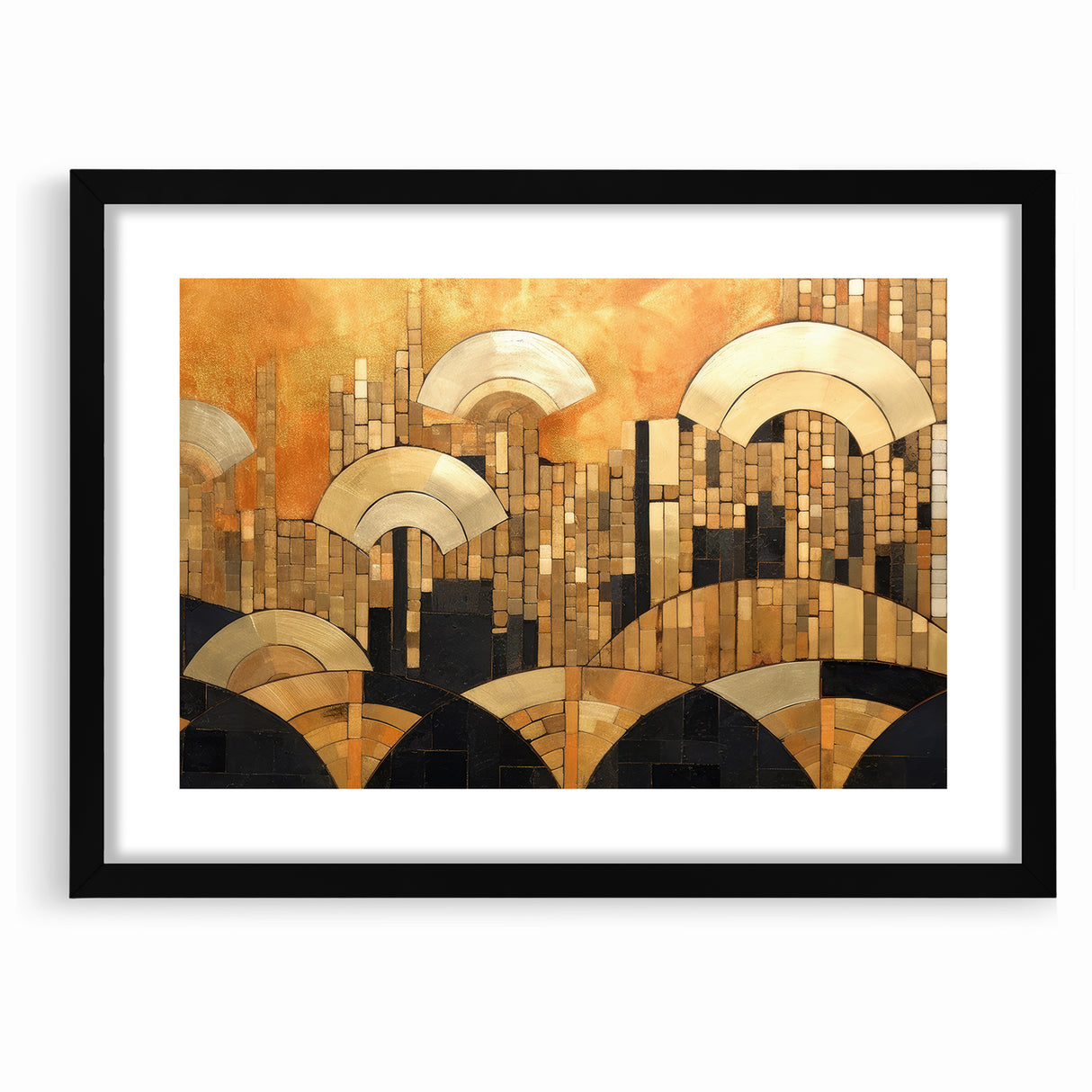 Elegant Abstract Expressionist Canvas Wall Art