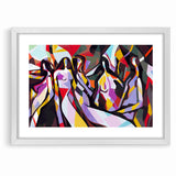 Colorful Abstract Expressionist Canvas Wall Art