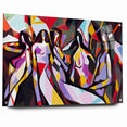 Colorful Abstract Expressionist Canvas Wall Art