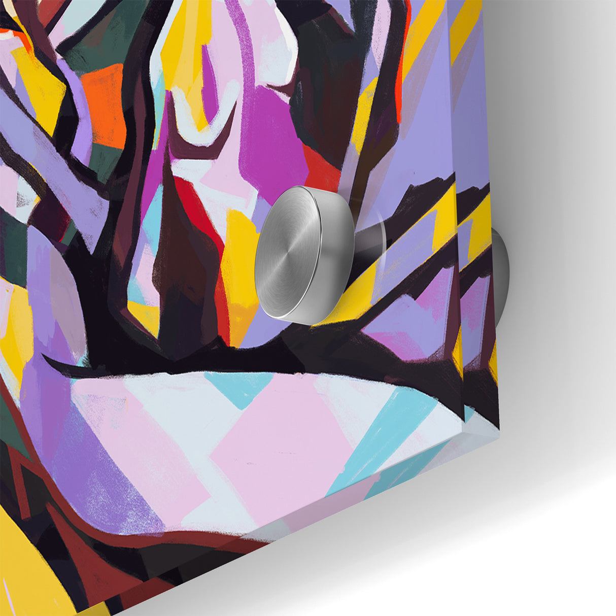 Colorful Abstract Expressionist Canvas Wall Art