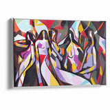 Colorful Abstract Expressionist Canvas Wall Art