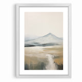 Abstract Landscape Art | Serene Mountain Scene on Canvas