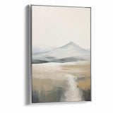 Abstract Landscape Art | Serene Mountain Scene on Canvas