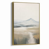 Abstract Landscape Art | Serene Mountain Scene on Canvas