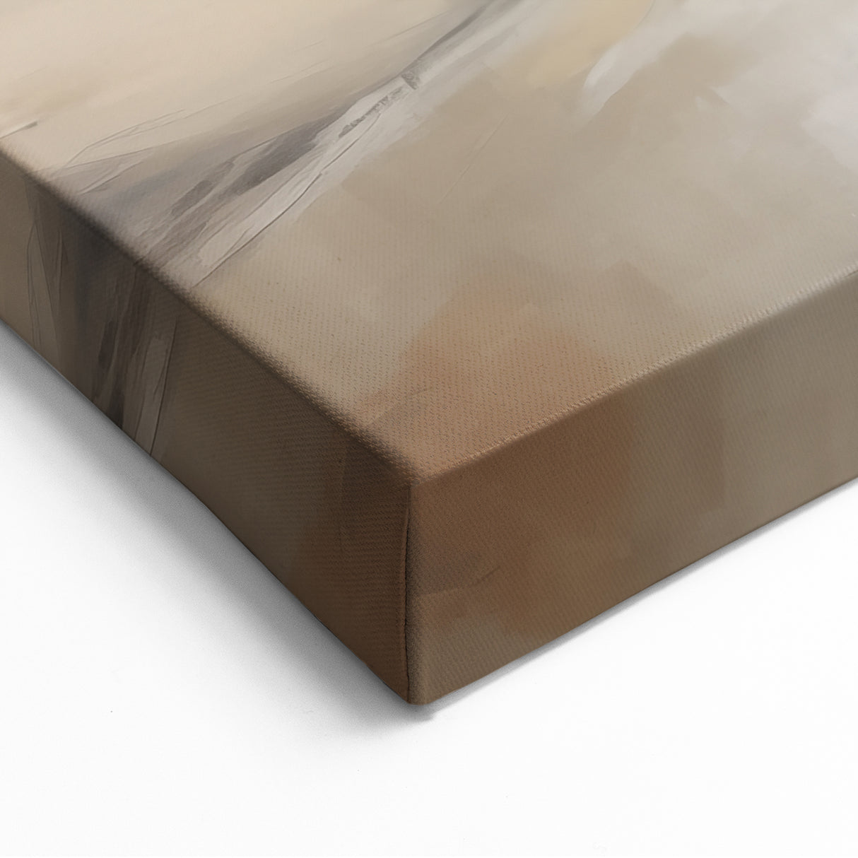 Modern Landscape Abstract | Misty Mountain Canvas Art