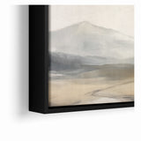 Modern Landscape Abstract | Misty Mountain Canvas Art