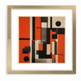 Geometric Modern Abstract Expressionist Canvas Wall Art