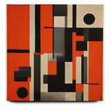 Geometric Modern Abstract Expressionist Canvas Wall Art