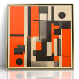 Geometric Modern Abstract Expressionist Canvas Wall Art