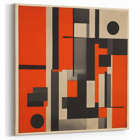 Geometric Modern Abstract Expressionist Canvas Wall Art