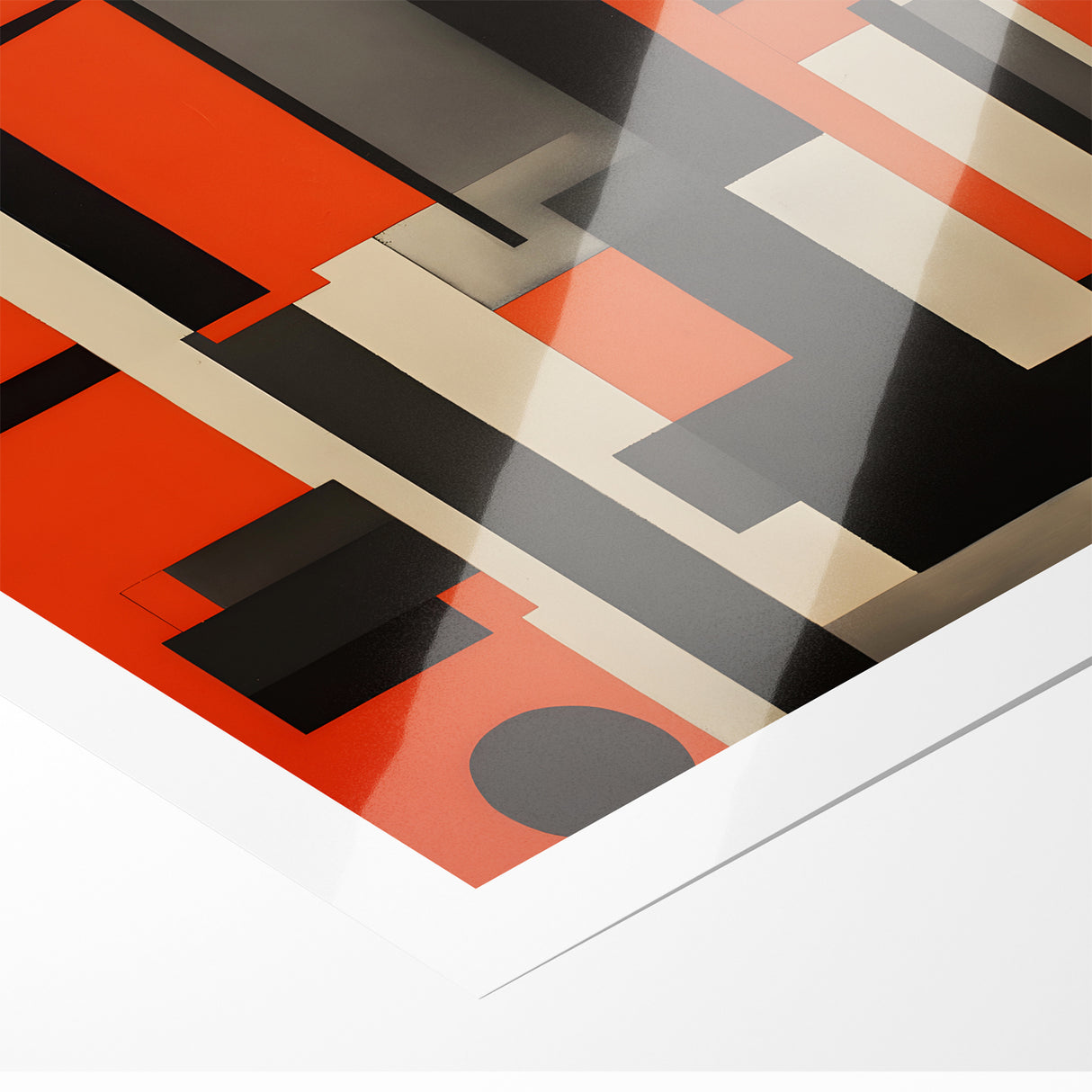 Geometric Modern Abstract Expressionist Canvas Wall Art