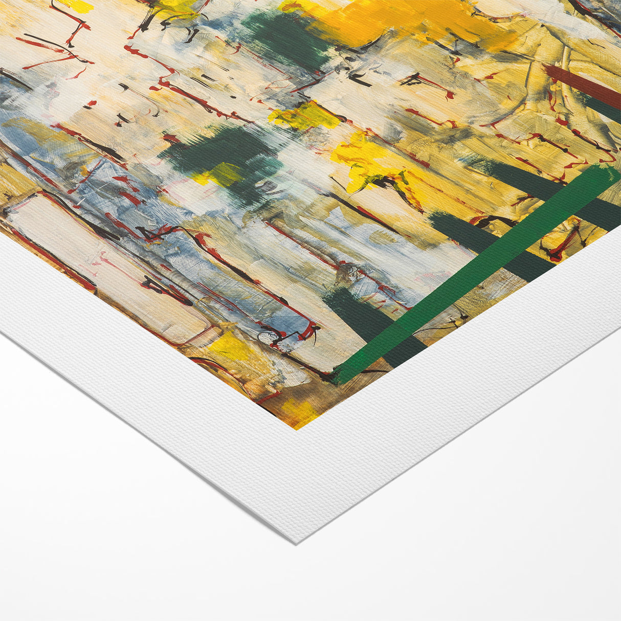 Abstract Landscape Expressionist Canvas Wall Art