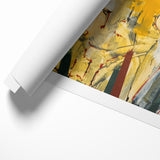 Abstract Landscape Expressionist Canvas Wall Art