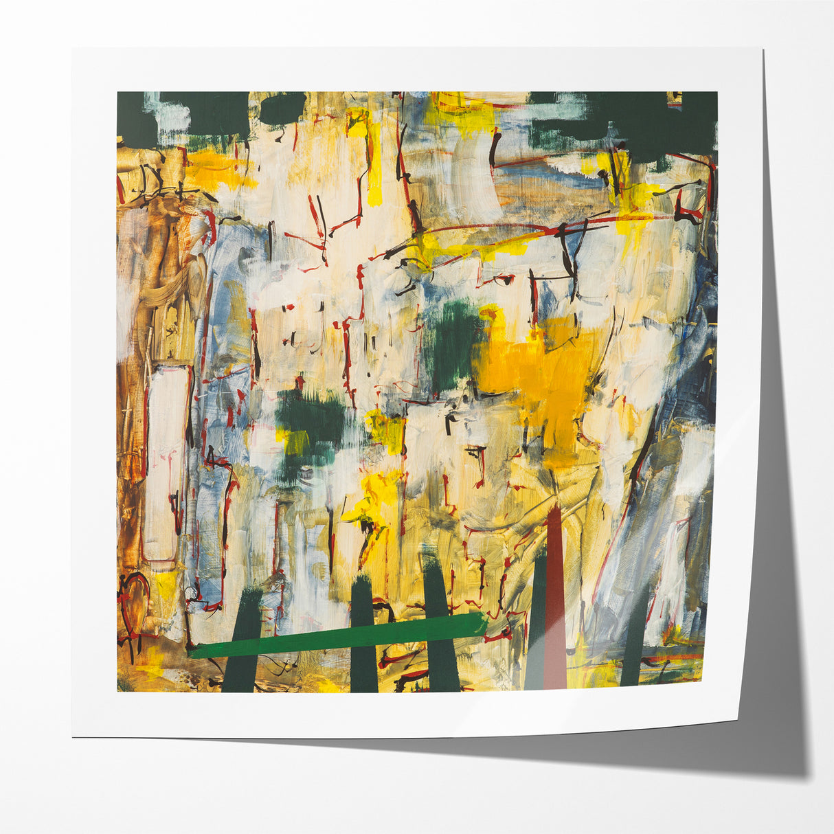 Abstract Landscape Expressionist Canvas Wall Art
