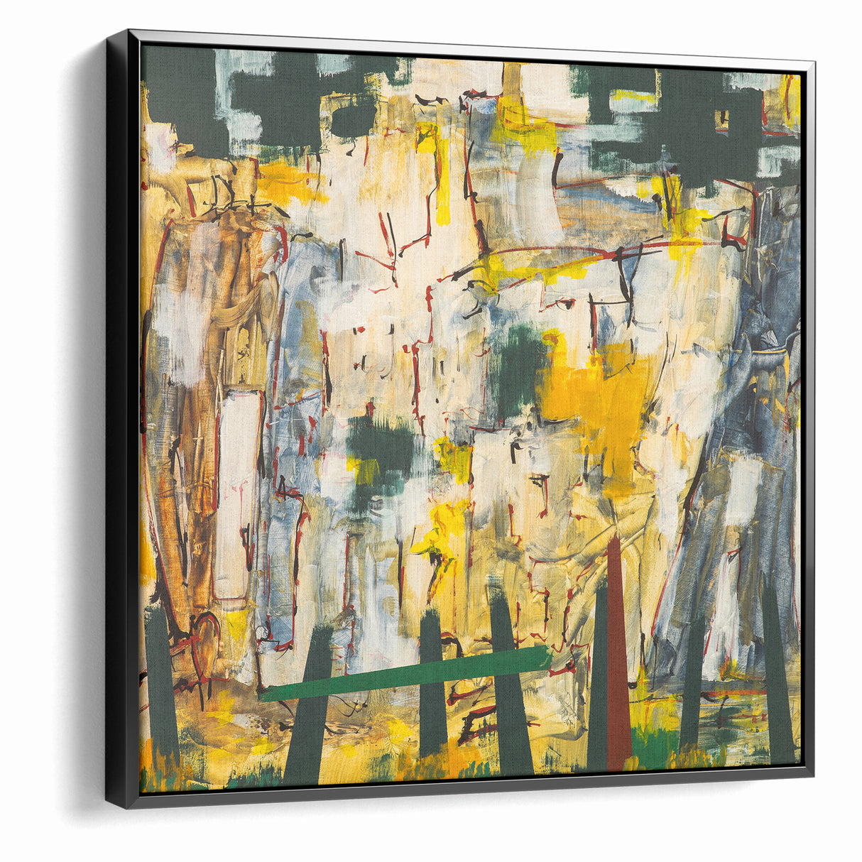 Abstract Landscape Expressionist Canvas Wall Art