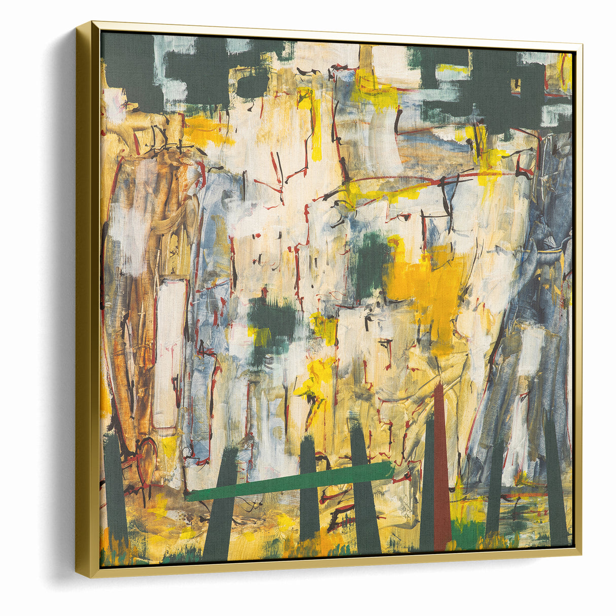 Abstract Landscape Expressionist Canvas Wall Art