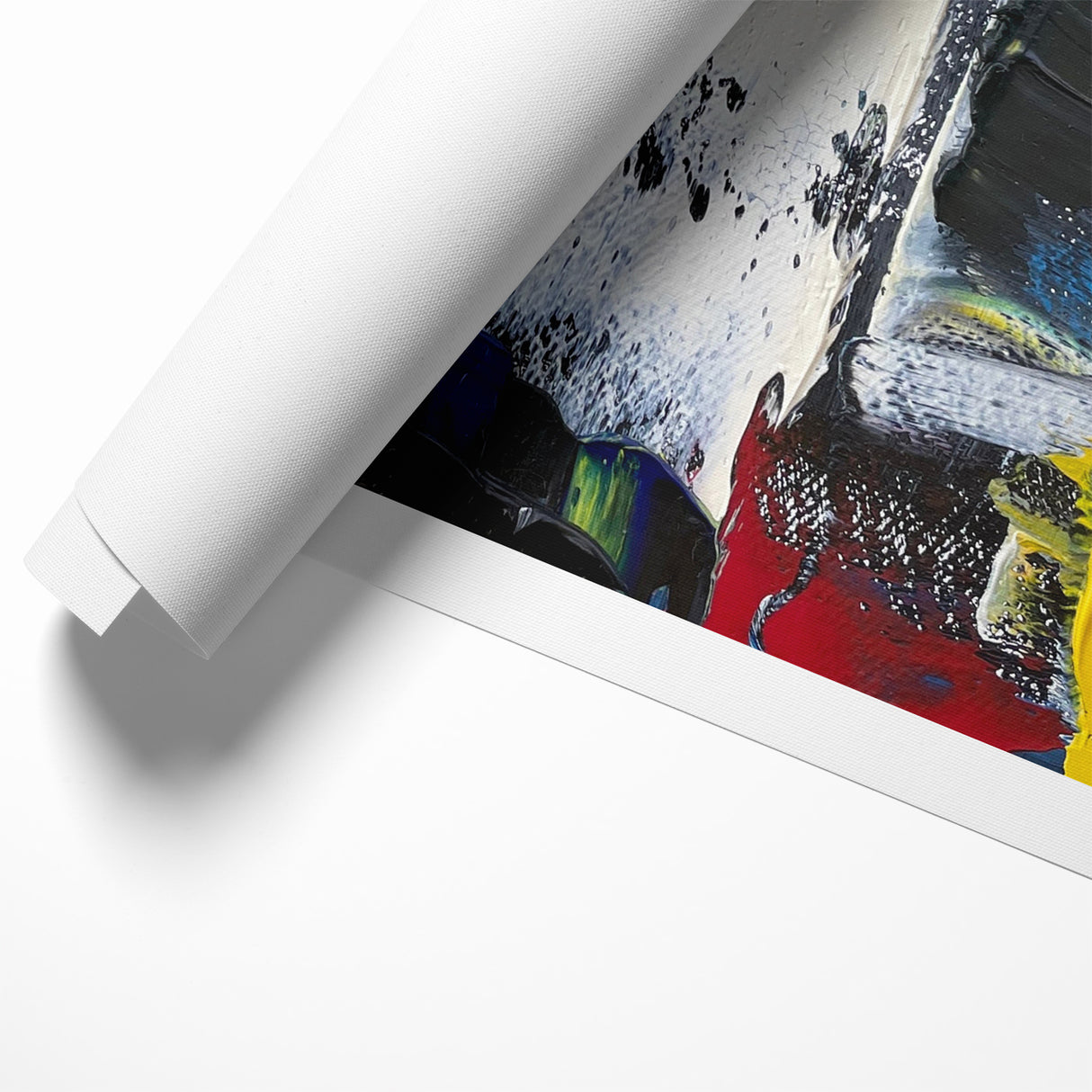 Bold Textured Abstract Expressionist Canvas Wall Art