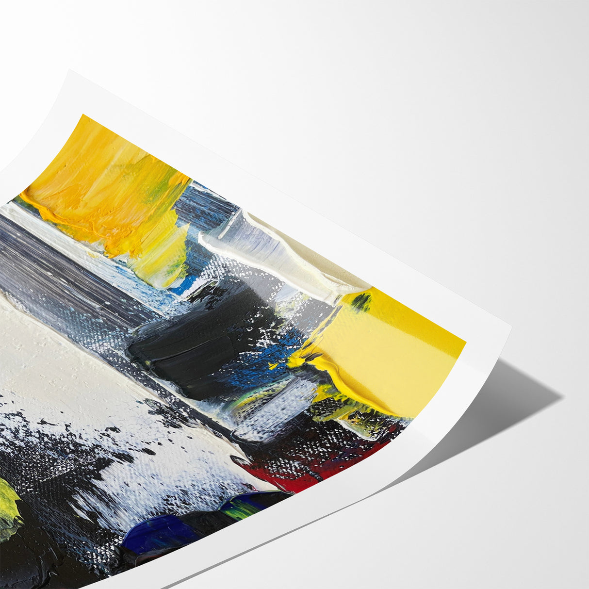 Bold Textured Abstract Expressionist Canvas Wall Art