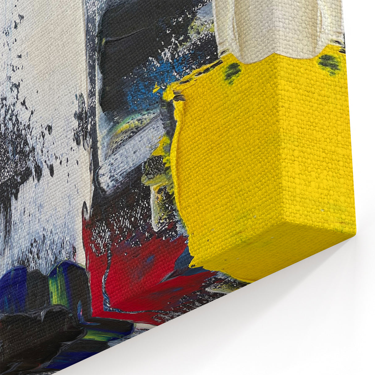 Bold Textured Abstract Expressionist Canvas Wall Art