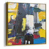 Bold Textured Abstract Expressionist Canvas Wall Art