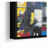 Bold Textured Abstract Expressionist Canvas Wall Art
