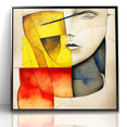 Abstract Portrait Expressionist Canvas Wall Art