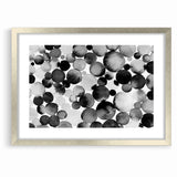 Artistic Black and White Abstract Canvas - Unique Monochrome Wall Art