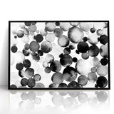 Artistic Black and White Abstract Canvas - Unique Monochrome Wall Art