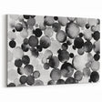 Artistic Black and White Abstract Canvas - Unique Monochrome Wall Art