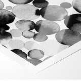 Artistic Black and White Abstract Canvas - Unique Monochrome Wall Art