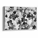 Artistic Black and White Abstract Canvas - Unique Monochrome Wall Art