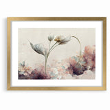 Subtle Elegance Floral Abstract Canvas | Contemporary Wall Art