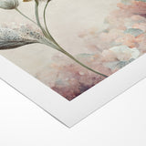 Subtle Elegance Floral Abstract Canvas | Contemporary Wall Art