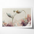 Subtle Elegance Floral Abstract Canvas | Contemporary Wall Art