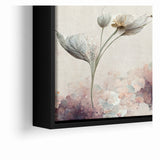 Subtle Elegance Floral Abstract Canvas | Contemporary Wall Art
