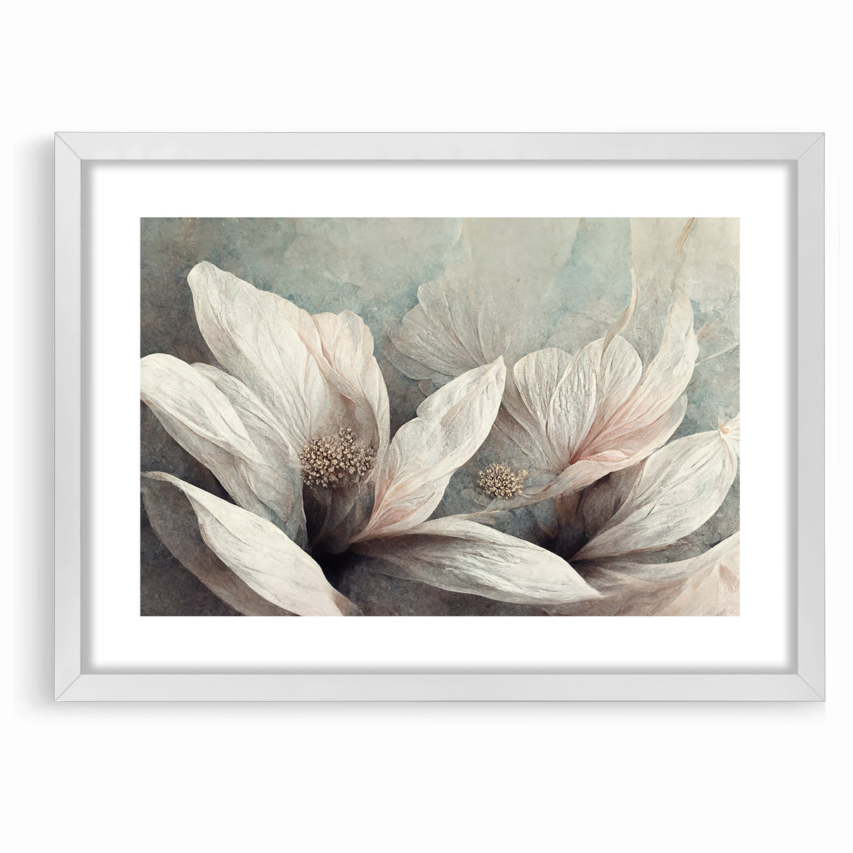 Soft Petals Abstract Floral Canvas | Artistic Wall Decor