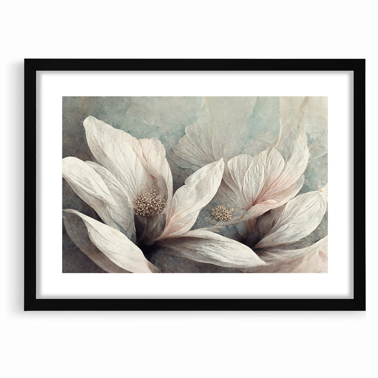 Soft Petals Abstract Floral Canvas | Artistic Wall Decor